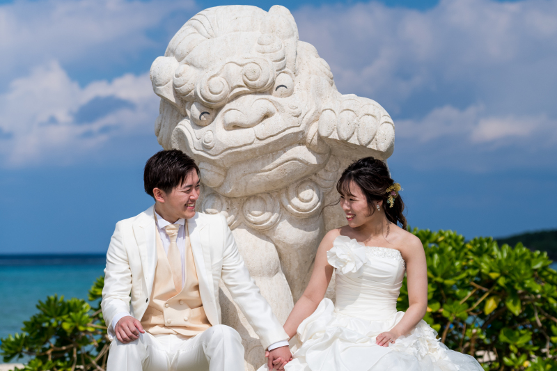 お客様の撮影レポート【おんなそんビーチフォトアルバムパッケージ】★結婚記念