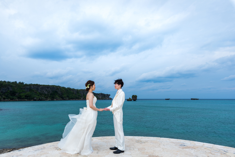 お客様の撮影レポート【おんなそんビーチフォトアルバムパッケージ】★結婚記念