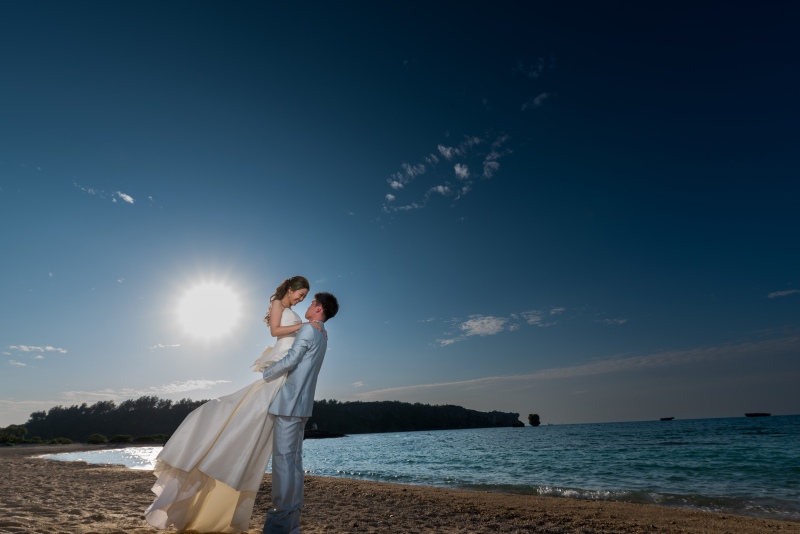 お客様の撮影レポート【おんなそんビーチフォトアルバムパッケージ】★結婚記念