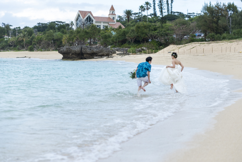 お客様の撮影レポート【おんなそんビーチフォトプラン】★ウォーターショット
