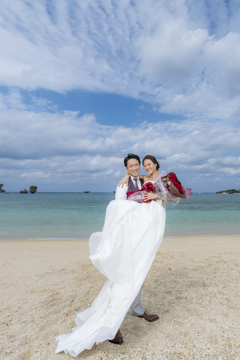 お客様の撮影レポート【おんなそんビーチフォトアルバムパッケージ】★前撮り