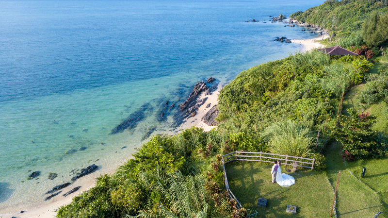 大人気!ビーチと緑【リザンシーパークプレミアムフォト アルバムパッケージ】