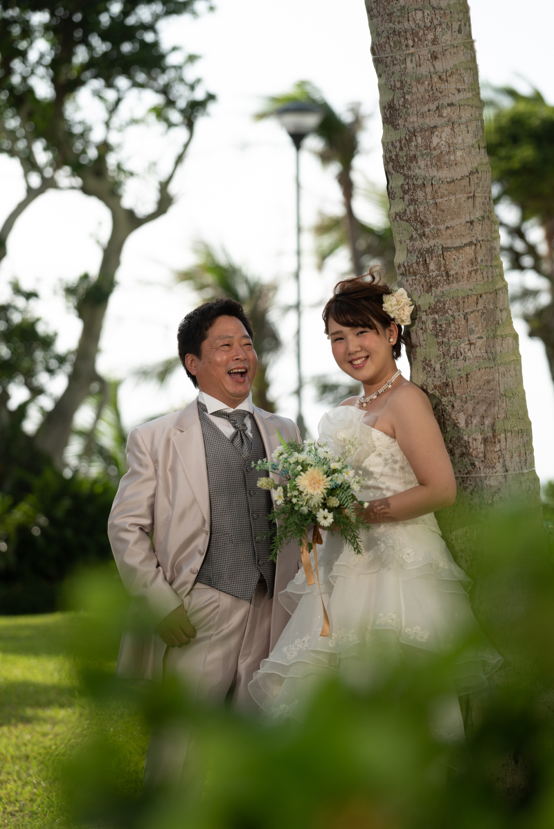 お客様の撮影レポート【ムーンビーチ＆チャペルプレミアムフォト】★サンセット