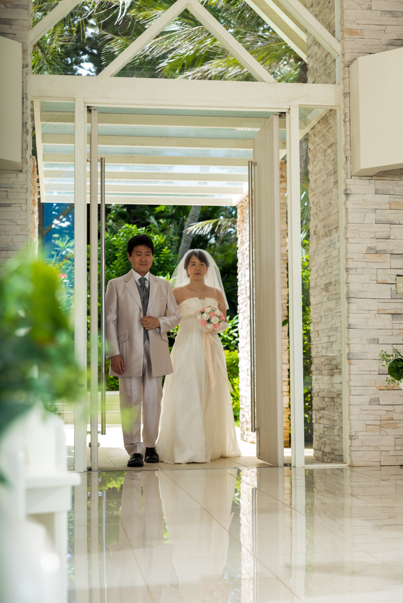 お客様の撮影レポート【ムーンビーチ＆チャペルプレミアムフォト】★結婚記念
