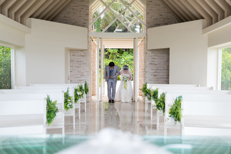 結婚式の代わりの記念に「チャペルセレモニーフォト」⑥