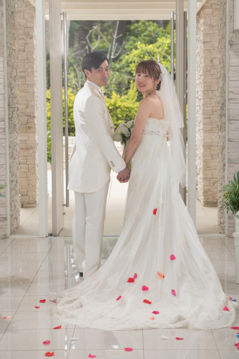 「まるで結婚式のようなチャペルセレモニーフォト」★ムーンビーチ編★
