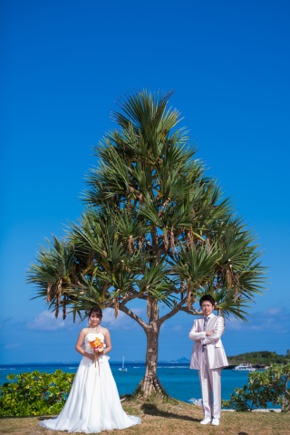 お客様の撮影レポート【おんなそんビーチフォトアルバムパッケージ】★結婚記念