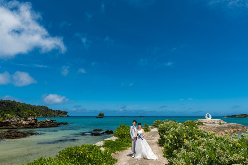 お客様の撮影レポート【おんなそんビーチフォトアルバムパッケージ】★結婚記念
