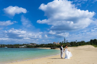 お客様の撮影レポート【おんなそんビーチフォトアルバムパッケージ】★前撮り