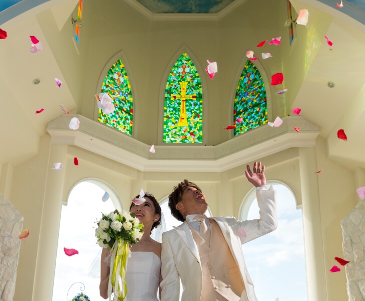 「チャペルセレモニーフォト」を結婚式の代わりに★リザンシーパーク編