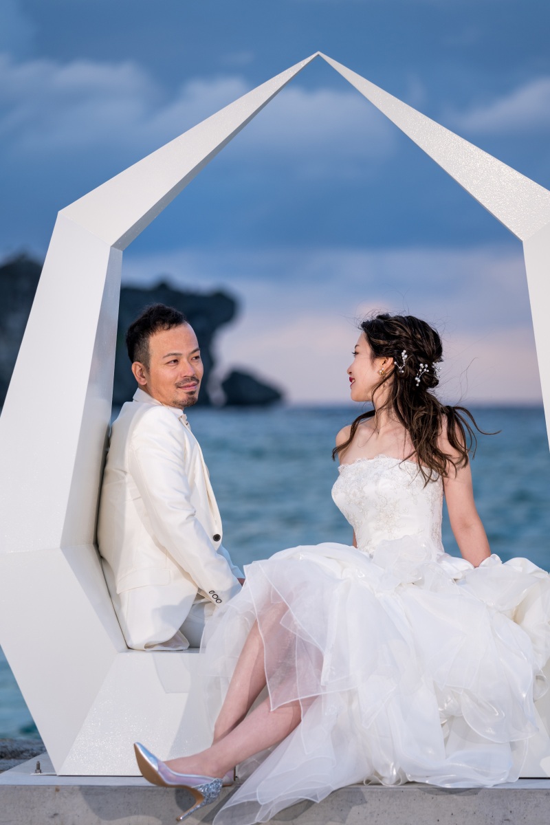 お客様の撮影レポート【おんなそんビーチフォトアルバムパッケージ】★結婚記念