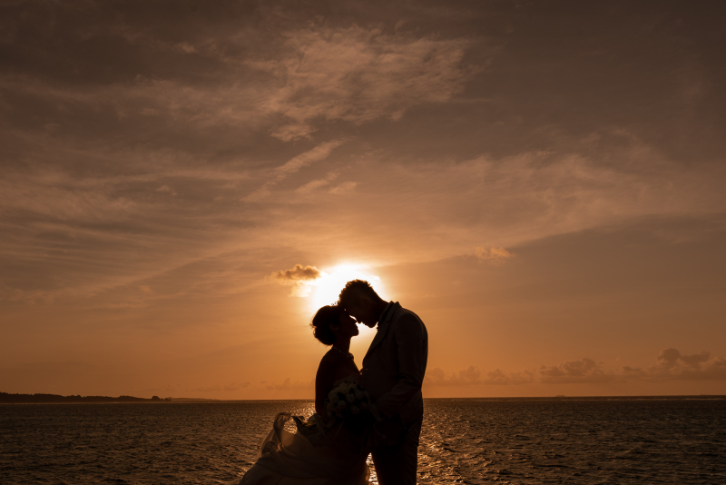 お客様の撮影レポート【ムーンビーチ＆チャペルプレミアムフォト】★サンセット