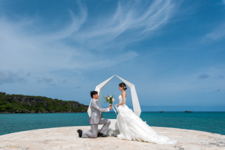 お客様の撮影レポート【おんなそんビーチフォトアルバムパッケージ】★前撮り