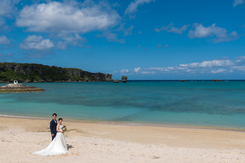お客様の撮影レポート【おんなそんビーチフォトアルバムパッケージ】★結婚記念
