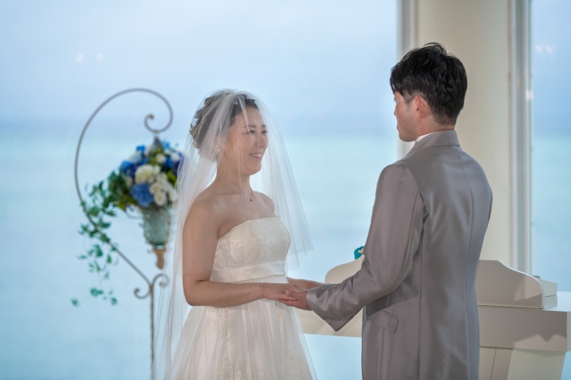結婚式の代わりの記念に「チャペルセレモニーフォト」②
