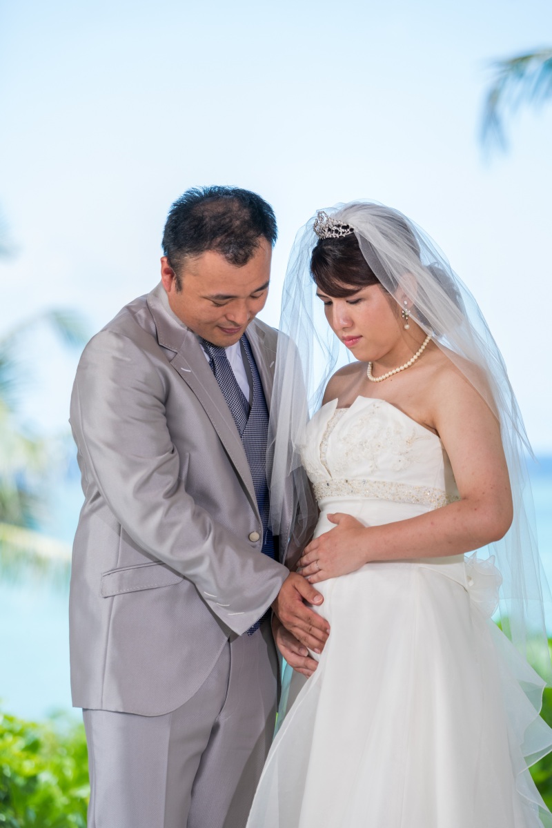 お客様の撮影レポート【ムーンビーチ&チャペルプレミアムフォト】★結婚記念