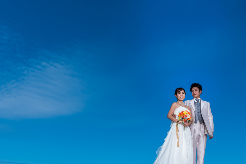 お客様の撮影レポート【おんなそんビーチフォトアルバムパッケージ】★結婚記念