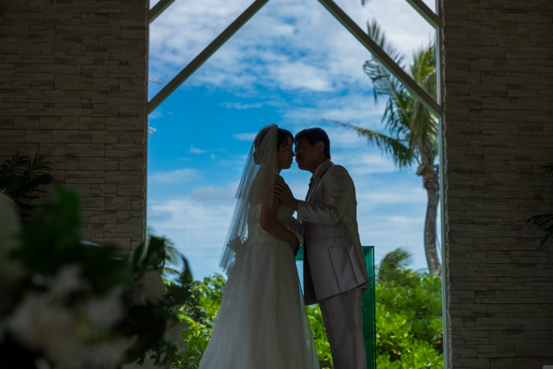 お客様の撮影レポート【ムーンビーチ＆チャペルプレミアムフォト】★結婚記念