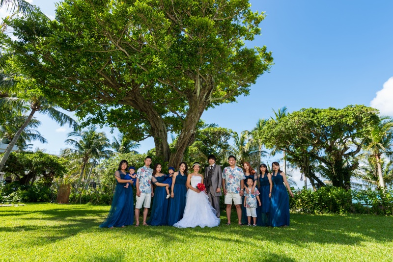 お客様の撮影レポート【ムーンビーチプレミアム アルバムパッケージ】★ご家族同行