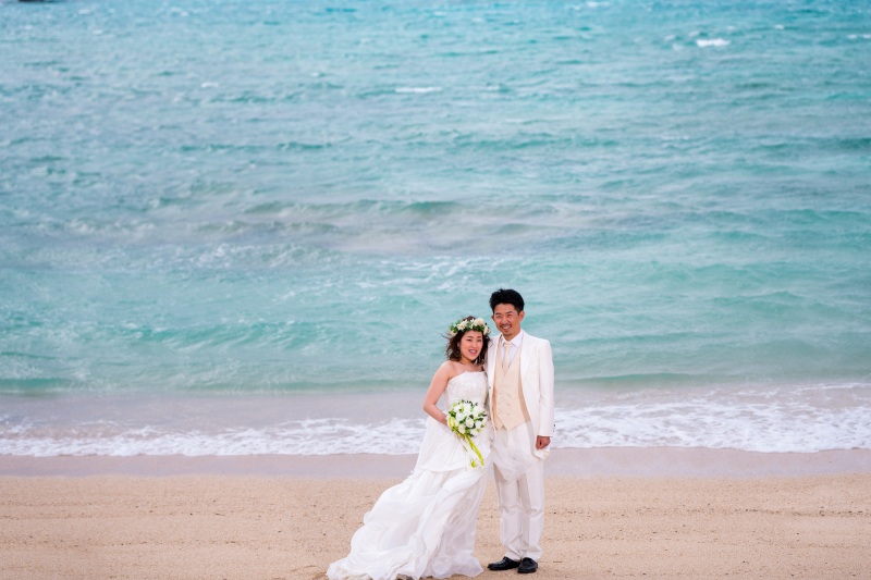 お客様の撮影レポート【おんなそんビーチフォトアルバムパッケージ】★結婚記念