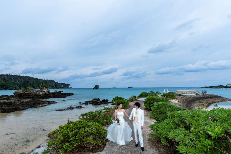 お客様の撮影レポート【おんなそんビーチフォトアルバムパッケージ】★結婚記念