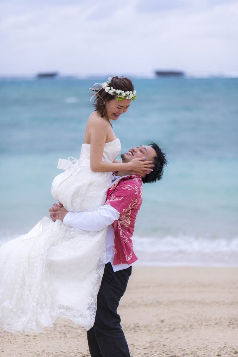 お客様の撮影レポート【おんなそんビーチフォトアルバムパッケージ】