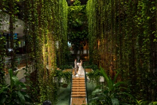 お客様の撮影レポート【ムーンビーチ＆チャペルプレミアムフォト】★サンセット