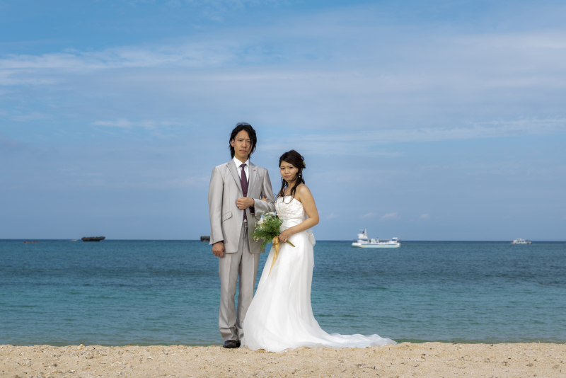 お客様の撮影レポート【おんなそんビーチフォトアルバムパッケージ】