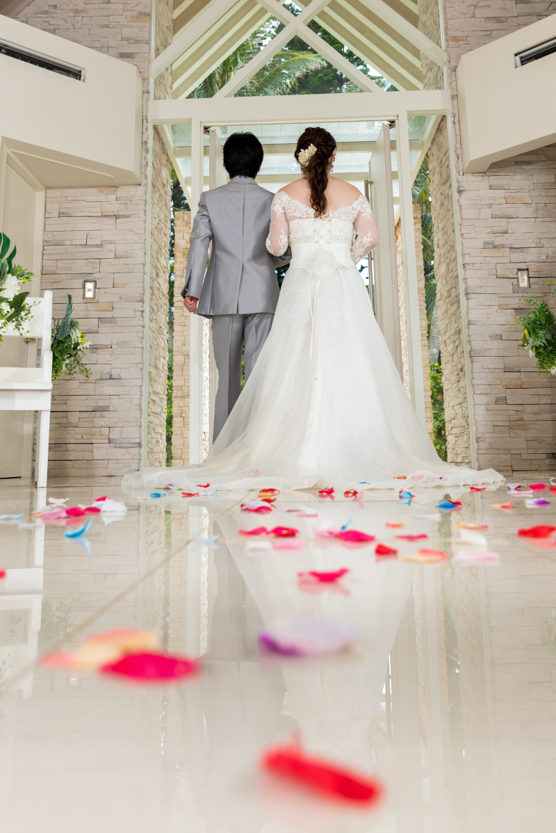 結婚式の代わりの記念に「チャペルセレモニーフォト」⑨