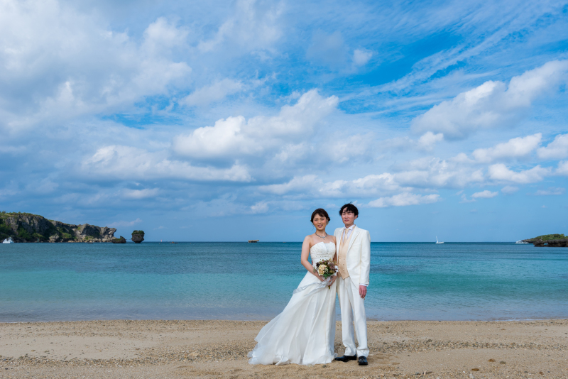 お客様の撮影レポート【おんなそんビーチフォトアルバムパッケージ】★結婚記念