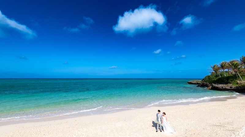 「まるで結婚式のようなチャペルセレモニーフォト」★ムーンビーチ編