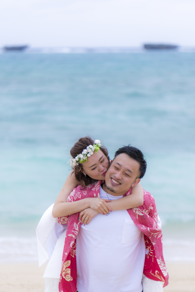 お客様の撮影レポート【おんなそんビーチフォトアルバムパッケージ】