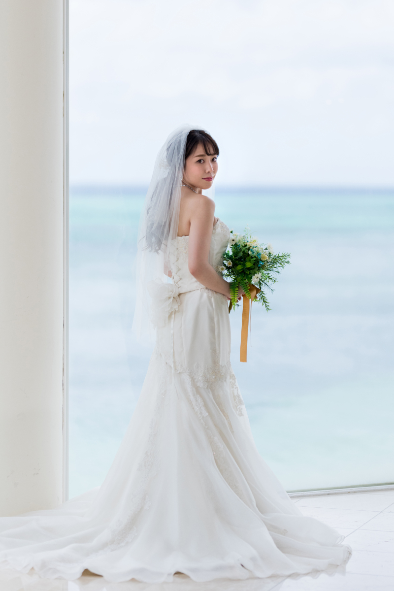 結婚式のように「チャペルセレモニーフォト」★リザンシーパーク編