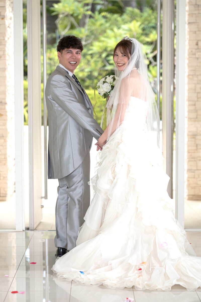 「まるで結婚式のようなチャペルセレモニーフォト」★ムーンビーチ編★