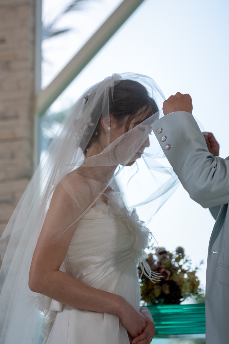 お客様の撮影レポート【ムーンビーチ＆チャペルプレミアムフォトプラン】★結婚記念
