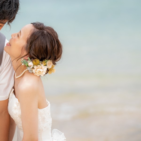 髪飾りのお話「お花のヘアピース」