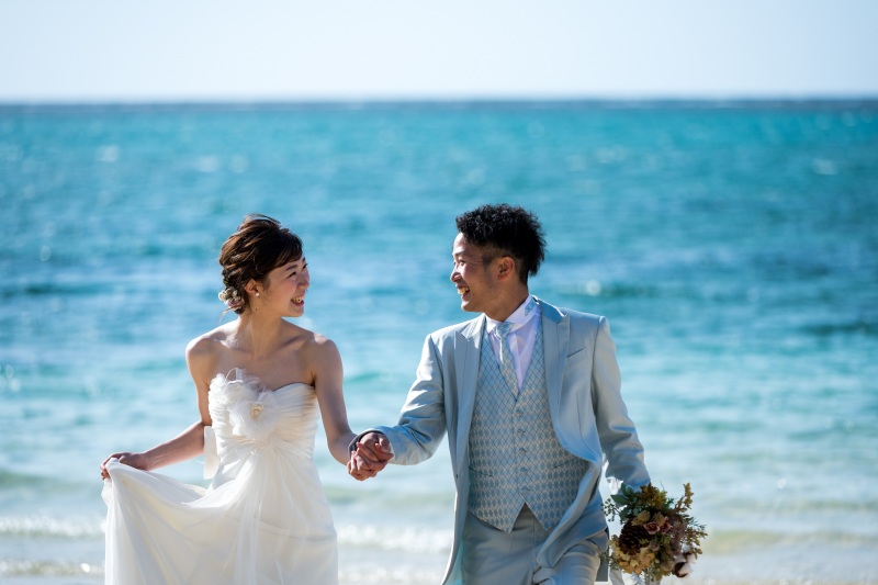 お客様の撮影レポート【ムーンビーチ＆チャペルプレミアムフォトプラン】★結婚記念