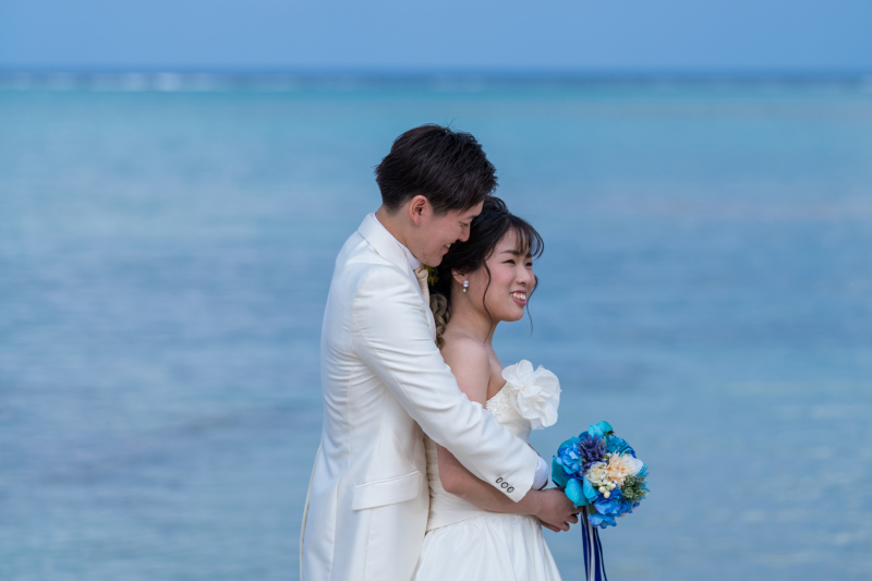 お客様の撮影レポート【おんなそんビーチフォトアルバムパッケージ】★結婚記念