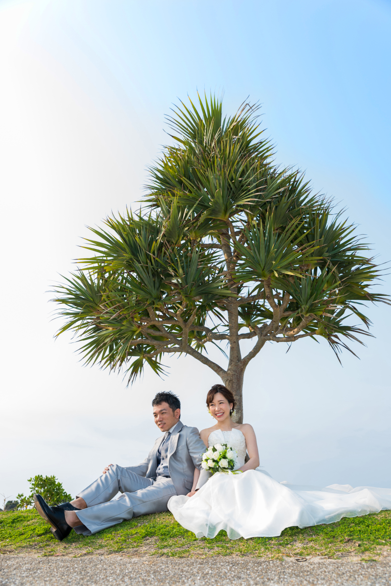 お客様の撮影レポート【おんなそんビーチフォト アルバムパッケージ】★ご結婚記念