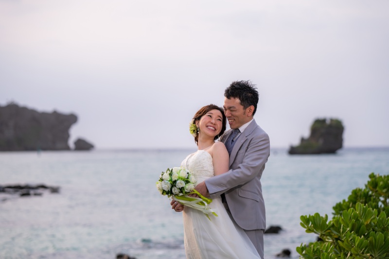お客様の撮影レポート【おんなそんビーチフォト アルバムパッケージ】★ご結婚記念