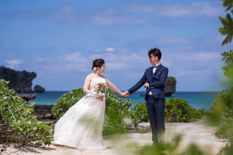 お客様の撮影レポート【おんなそんビーチフォトアルバムパッケージ】★結婚記念