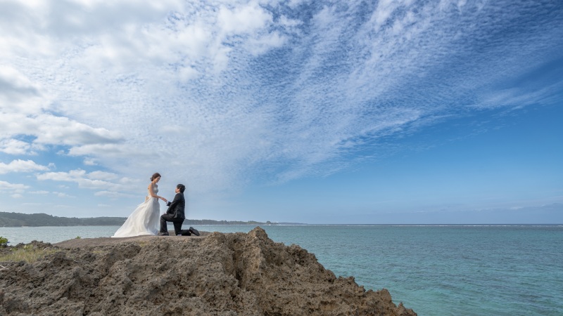 「まるで結婚式のようなチャペルセレモニーフォト」★ムーンビーチ編★