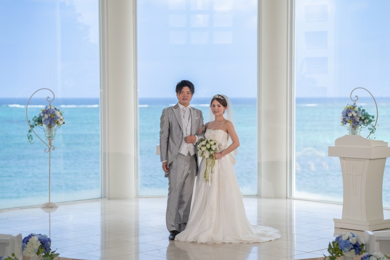 「まるで結婚式のようなチャペルセレモニーフォト」★リザンシーパーク編★