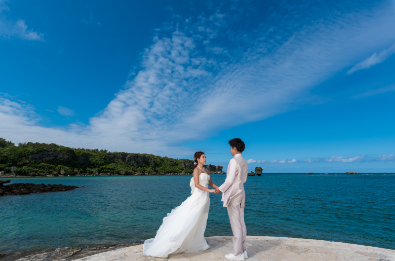 お客様の撮影レポート【おんなそんビーチフォトアルバムパッケージ】★結婚記念