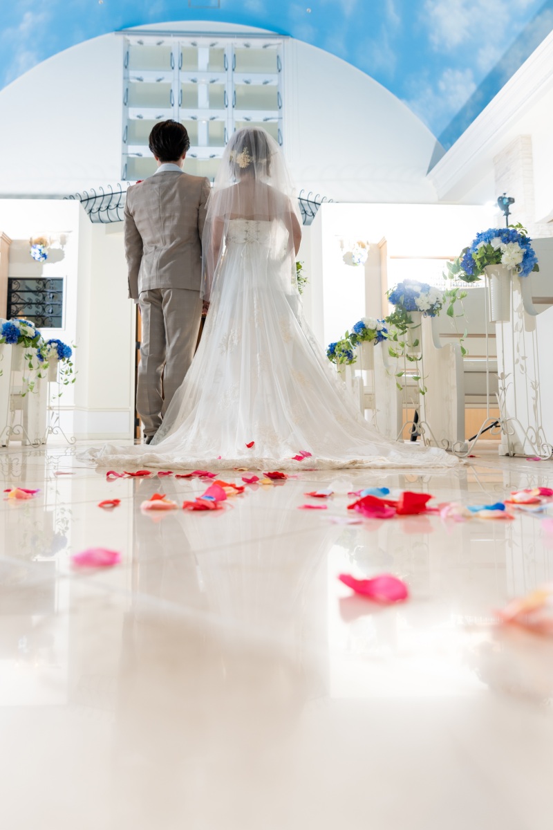 結婚式の代わりの記念に「チャペルセレモニーフォト」