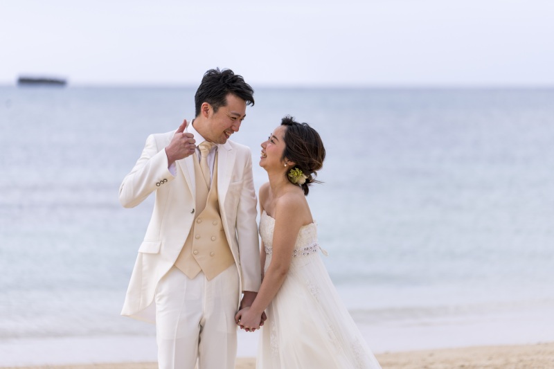 お客様の撮影レポート【おんなそんビーチフォトアルバムパッケージ】★冬の曇り空