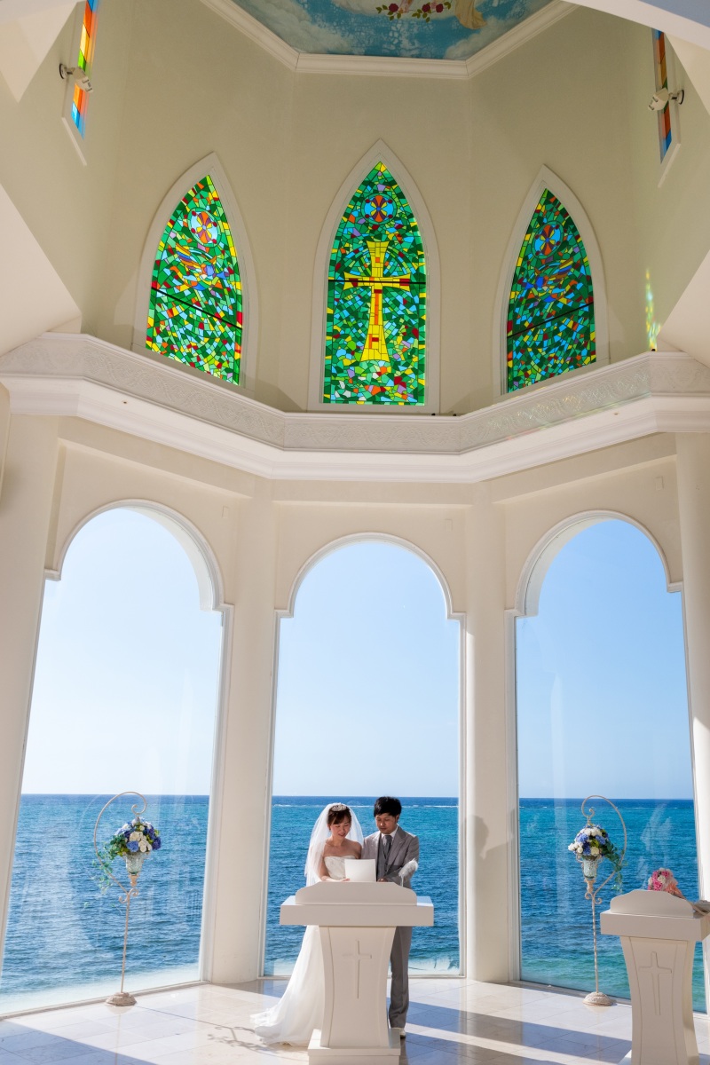 結婚式の代わりに「チャペルセレモニーフォト」★リザンシーパーク編