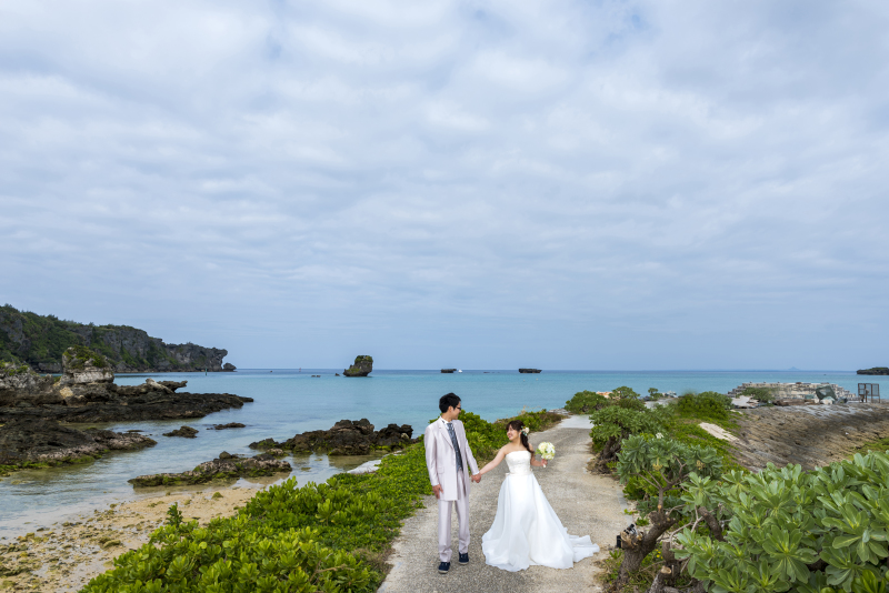 お客様の撮影レポート【おんなそんビーチフォト アルバムパッケージ】★ご結婚記念