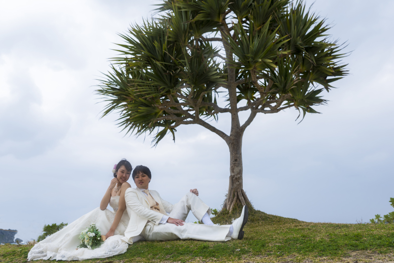 お客様の撮影レポート【おんなそんビーチフォトアルバムパッケージ】★結婚記念