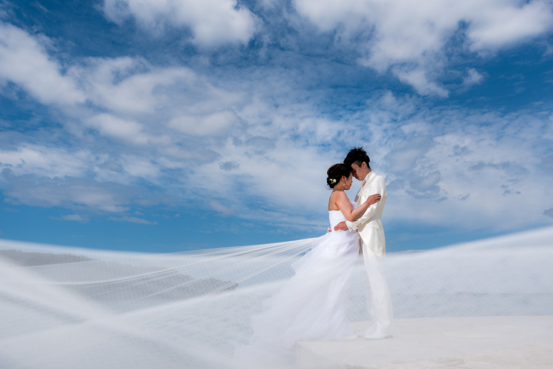 お客様の撮影レポート【おんなそんビーチフォトアルバムパッケージ】★結婚記念